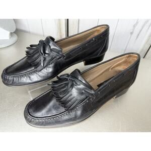 Vintage Vittorio Rex Leather Tassel Dress Shoes Made Italy Men’s 8 Womens 9/9.5